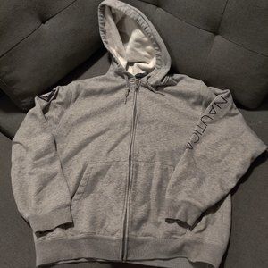 Gray Nautica Hooded Sweatshirt Large